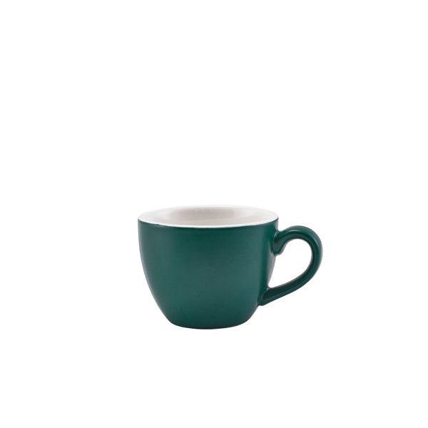 GenWare Porcelain Matt Teal Bowl Shaped Cup 9cl/ 3oz Per Case of 6