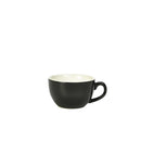 Genware Porcelain Black Bowl Shaped Cup 17.5cl/ 6oz pack of 6