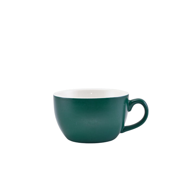 GenWare Porcelain Matt Teal Bowl Shaped Cup 25cl/ 8.75oz Per Case of 6