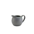 Genware Porcelain Matt Grey Jug 14cl/ 5oz pack of 6