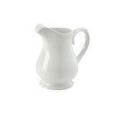 Genware Porcelain Traditional Serving Jug 28cl/ 10oz pack of 6