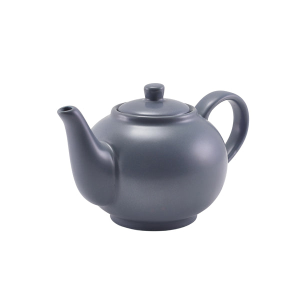 GenWare Porcelain Matt Grey Teapot 45cl/ 15.75oz Per Case of 6