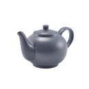 GenWare Porcelain Matt Grey Teapot 45cl/ 15.75oz Per Case of 6