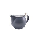 GenWare Porcelain Matt Grey Teapot with St/St Lid & Infuser 50cl/ 17.6oz Per Case of 6