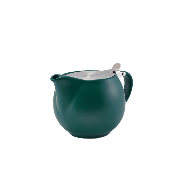GenWare Porcelain Matt Teal Teapot with St/ St Lid & Infuser 50cl/ 17.6oz Per Case of 6