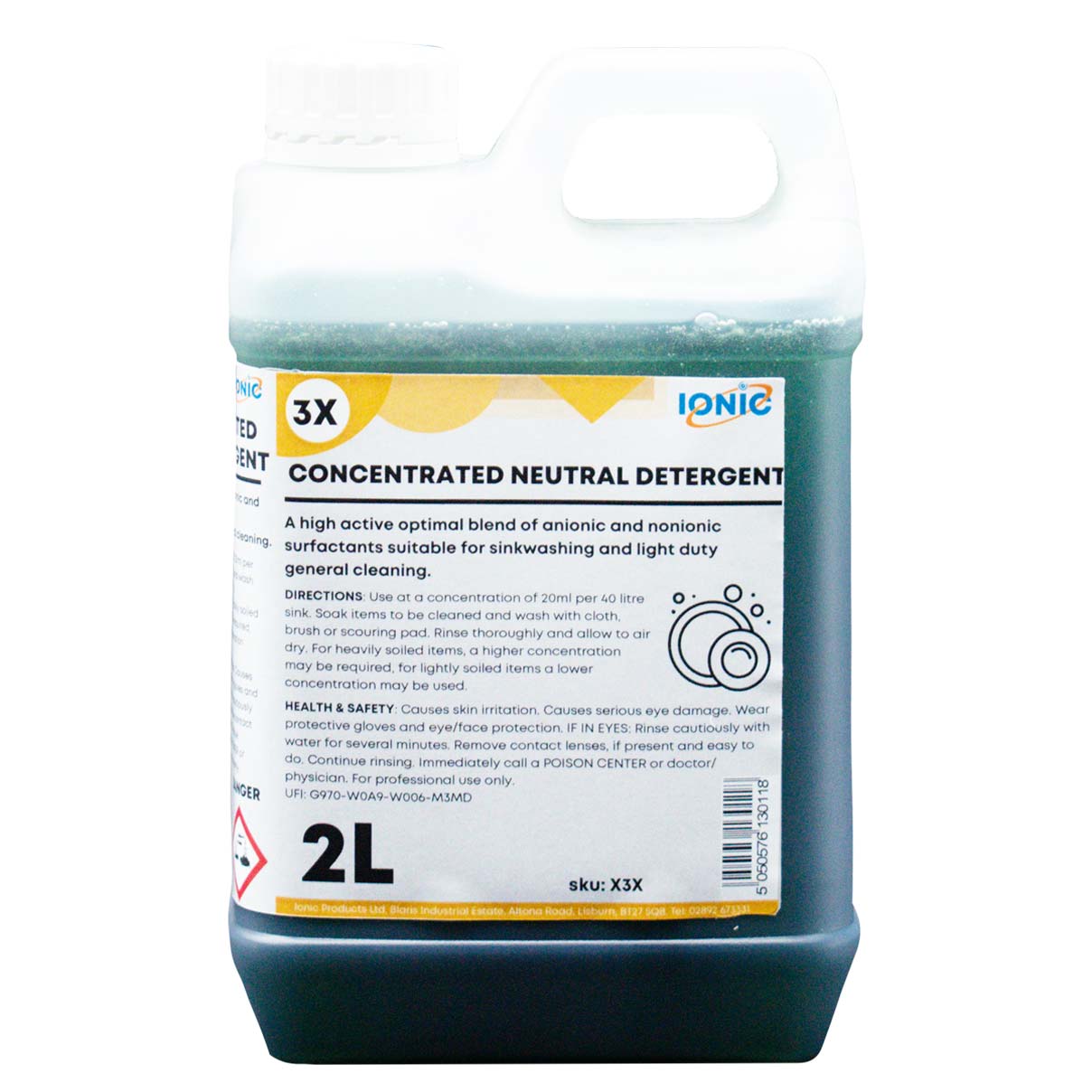 X3X Concentrated Neutral Detergent 2X2L