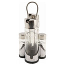 Genware Oil  Vinegar & Cruet Set with Stand pack of 1