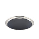 GenWare Non Slip Stainless Steel Round Tray 14" pack of 1