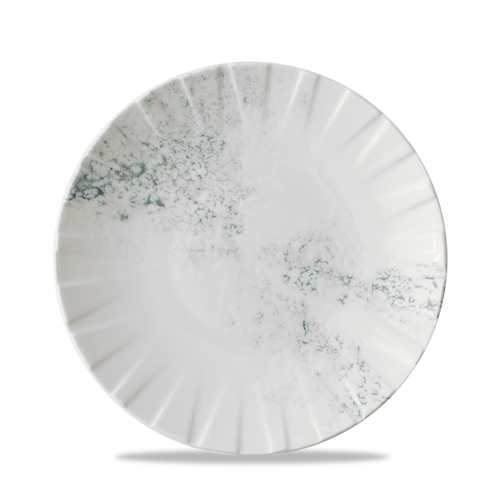 Smoke Grey Coupe Plate 9 1/3" Box 6