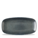 Astro Metallic Blue  Chefs Oblong Plate 11 3/4" X 6"  Box 12