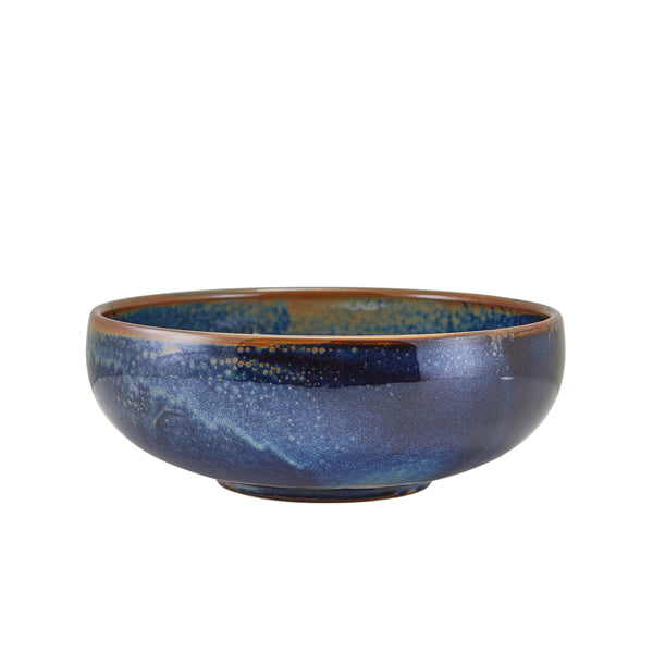 Terra Porcelain Aqua Blue Belly Bowl 20cm Per Case of 3