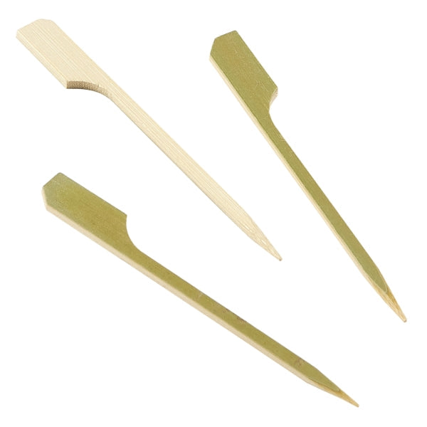 Bamboo Gun Shaped Paddle Skewers 9cm/ 3.5" (100pcs) pack of 1