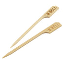 Bamboo Steak Markers 9cm/ 3.5" Medium Well (100pcs) pack of 1