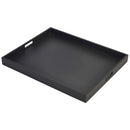Solid Black Butlers Tray 53.5 x 42.5 x 4.5cm pack of 1
