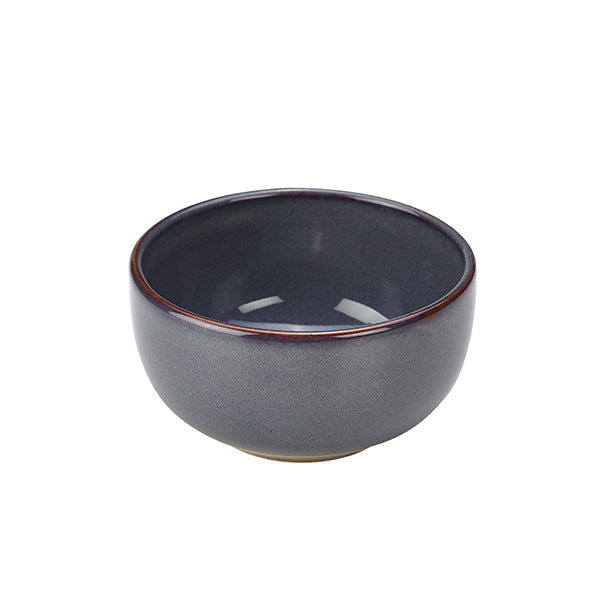 Terra Stoneware Rustic Blue Round Bowl 12.5cm pack of 6