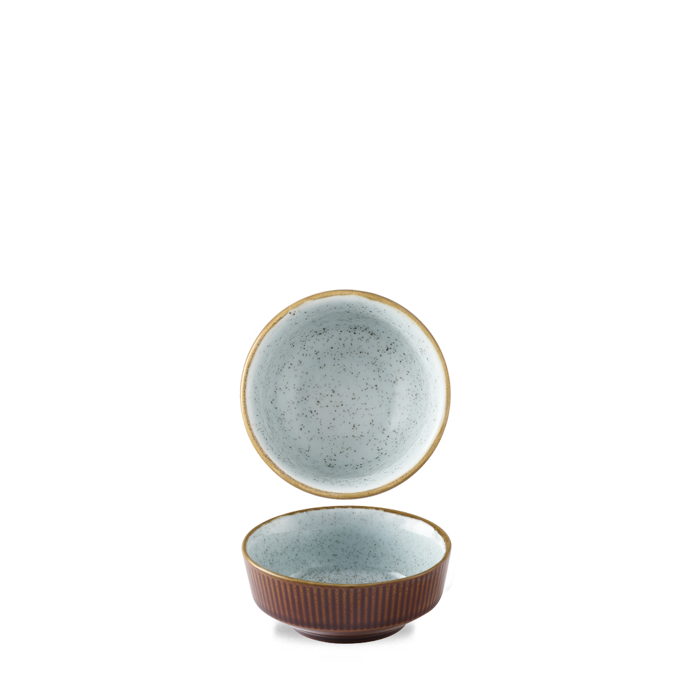 Cinnamon Brown Duck Egg  Kochi Shallow Bowl 9Oz Box 12