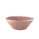 Terra Porcelain Rose Conical Bowl 14cm pack of 6
