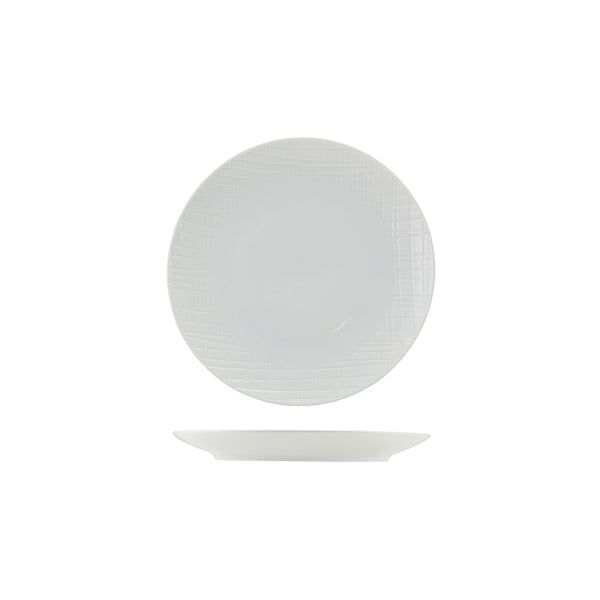 Incise Porcelain Lavara Coupe Plate 20cm Per Case of 6