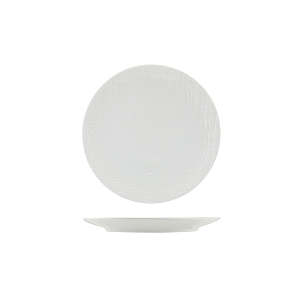 Incise Porcelain Lavara Coupe Plate 23cm Per Case of 6