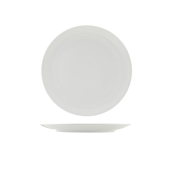 Incise Porcelain Solara Coupe Plate 25.5cm Per Case of 4