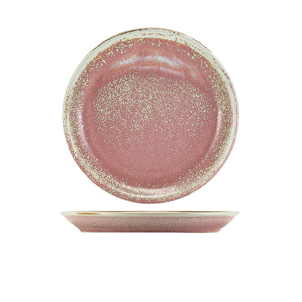 Terra Porcelain Rose Coupe Plate 24cm pack of 6