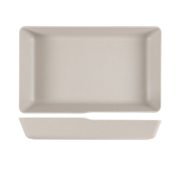 Sand Brown Copenhagen Melamine GN 1/1 Deep Dish 53 x 32.5 x 8cm Per Case of 1