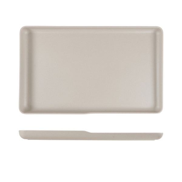 Sand Brown Copenhagen Melamine GN 1/1 Platter 53 x 32.5 x 3.5cm Per Case of 1