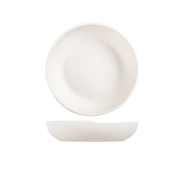 White Copenhagen Melamine Coupe Bowl 24.5 x 5.3cm Per Case of 6