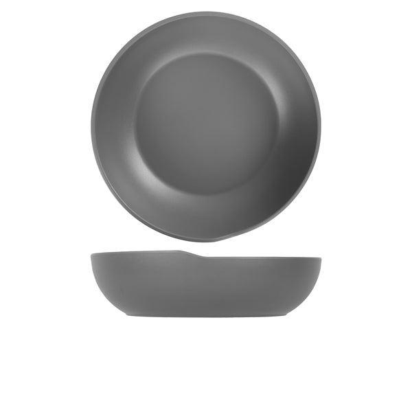 Grey Copenhagen Melamine Bowl 28 x 7.5cm Per Case of 4