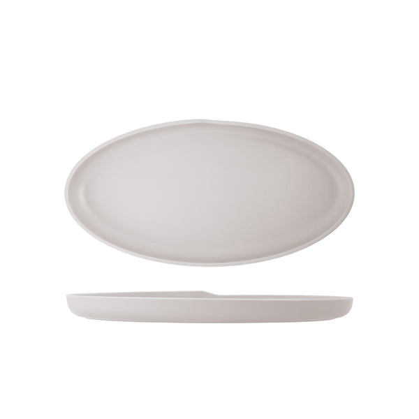 White Copenhagen Oval Melamine Dish 40 x 20cm pack of 1