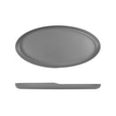 Grey Copenhagen Oval Melamine Dish 47.5 x 24cm Per Case of 1