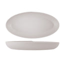 White Copenhagen Oval Melamine Deep Dish 55 x 27.5 x 7.5cm pack of 1