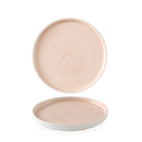 Stonecast Canvas Coral  Walled Plate 6.3" Box 6