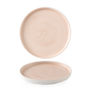 Stonecast Canvas Coral  Walled Plate 8.25" Box 6