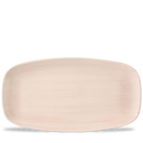 Stonecast Canvas Coral  Chefs Oblong Plate 13 7/8X7 3/8" Box 6