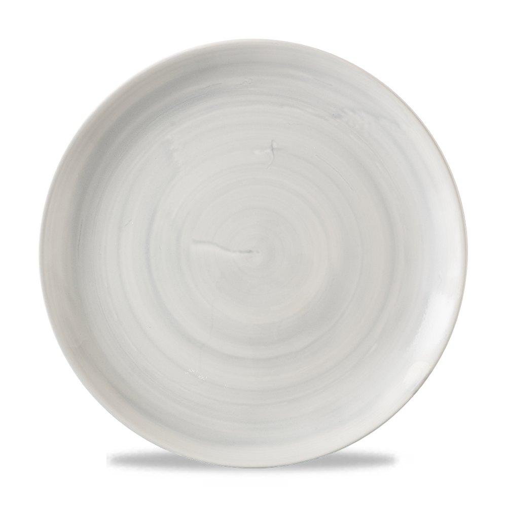 Stonecast Canvas Grey Evolve Coupe Plate 11.25" Box 12