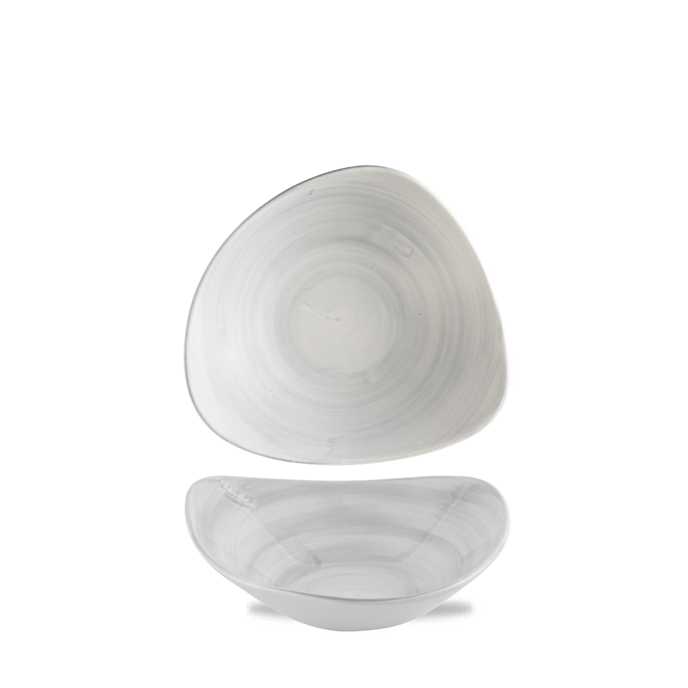 Stonecast Canvas Grey Lotus Bowl 7" Box 12