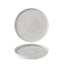 Stonecast Canvas Grey  Walled Plate 6.3" Box 6