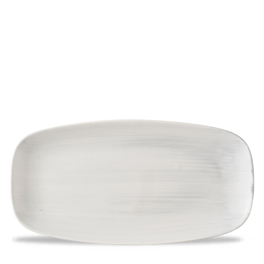 Stonecast Canvas Grey  Chefs Oblong Plate 11 3/4X6" Box 12