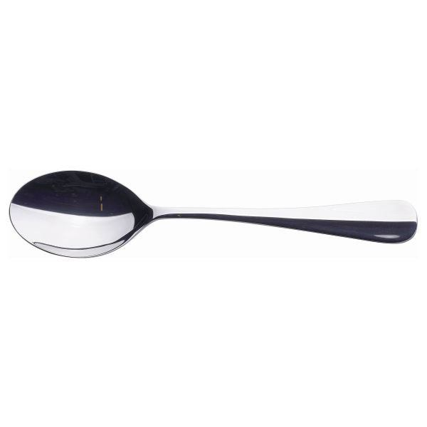 Genware Baguette Dessert Spoon 18/0 (Dozen) pack of 1