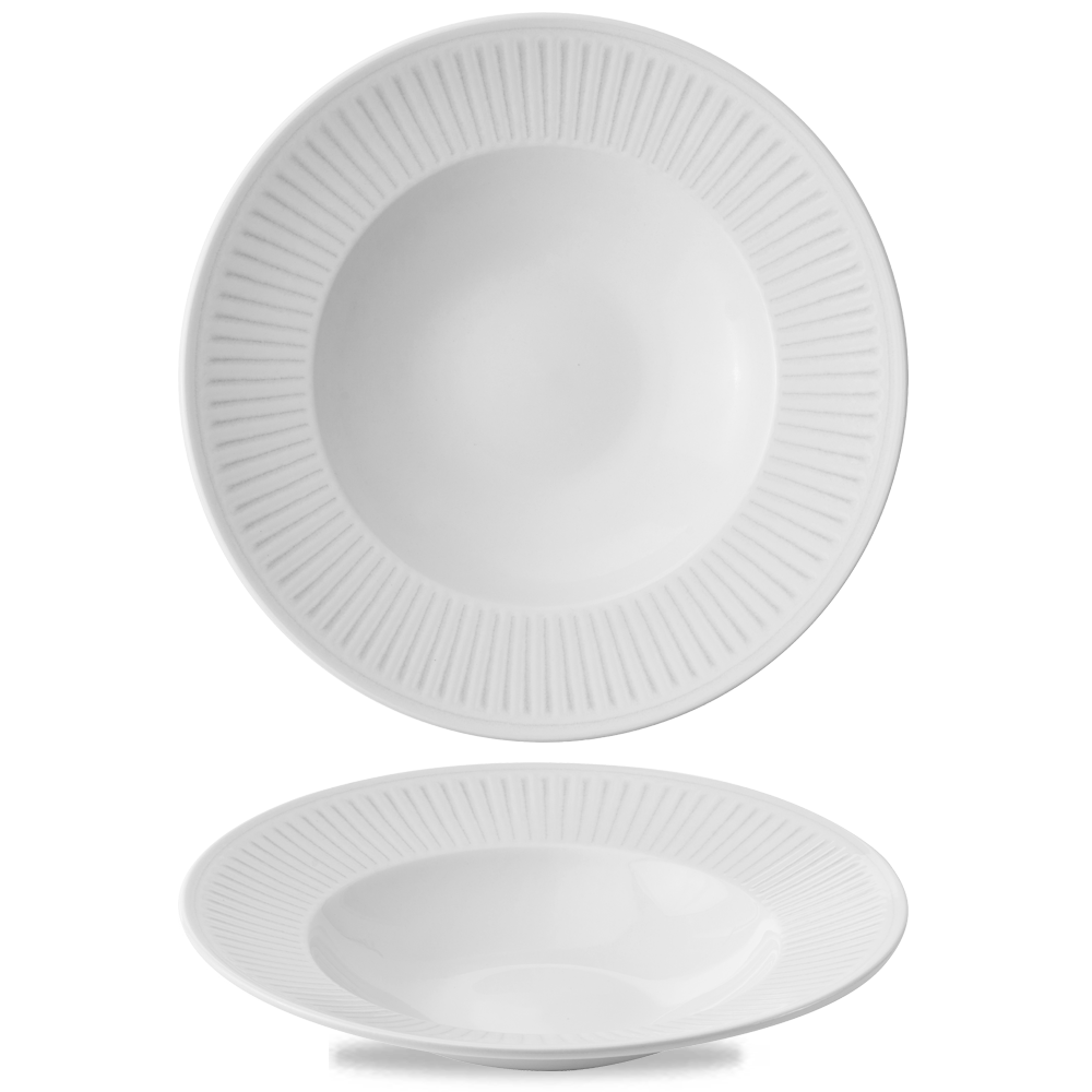 Era Grey Profile Wide Rim Bowl Large 10.90" Box 12