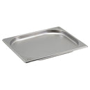 St/St Gastronorm Pan 1/2 - 20mm Deep pack of 1
