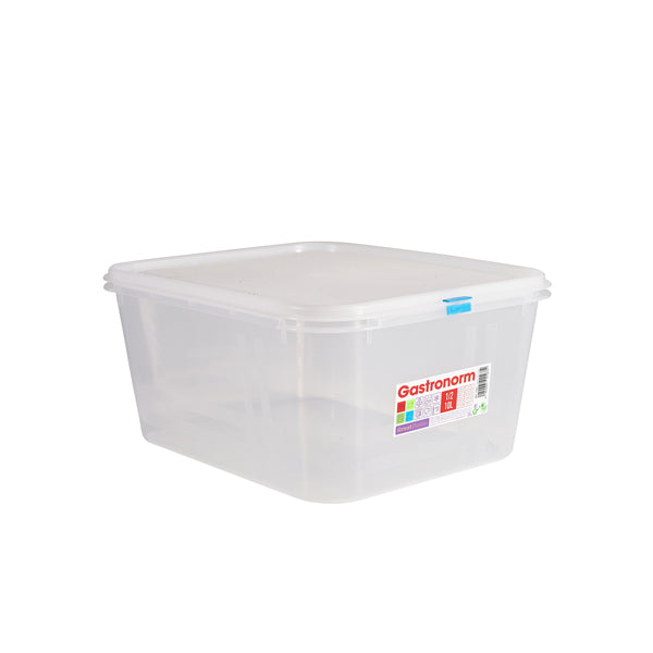 GenWare Clear Polypropylene Container GN1/2 150mm Per Case of 6