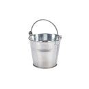 Galvanised Steel Serving Bucket 10cm Dia pack of 12