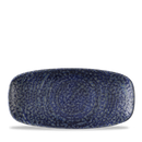 Homespun Chroma Twilight  Chefs Oblong Plate 10.6"X5" Box 12