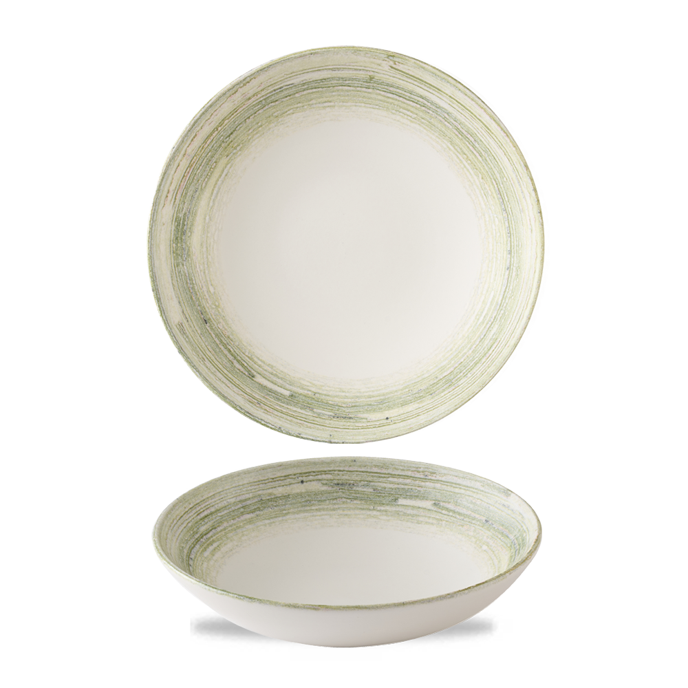 Elements Fern  Coupe Bowl 7.25" Box 12