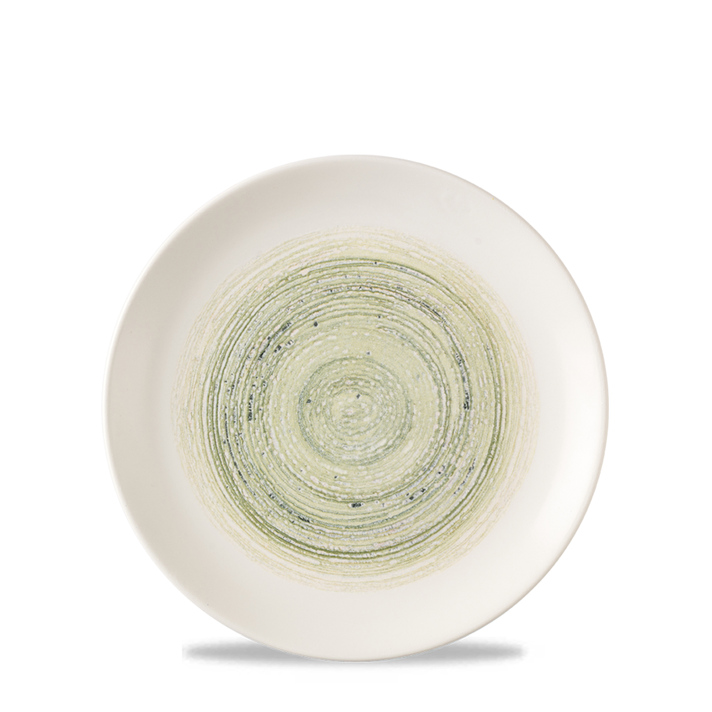 Elements Fern Evolve Coupe Plate 6.5" Box 12