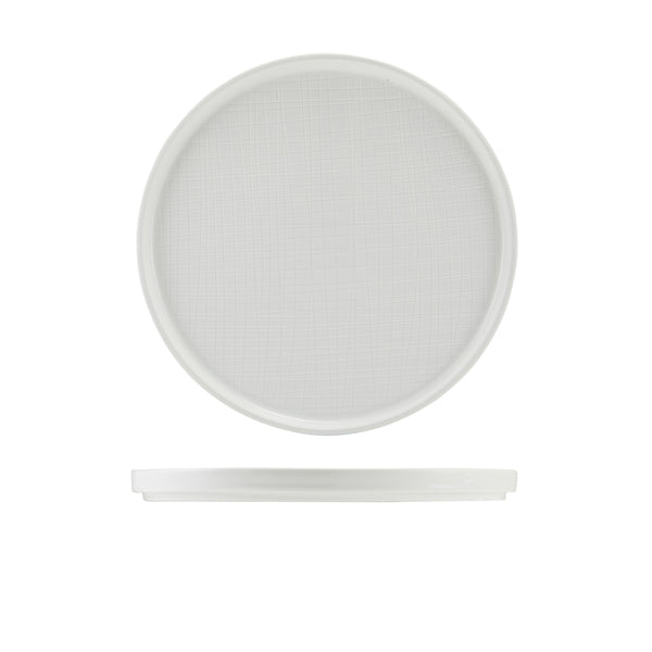 Incise Porcelain Lavara Presentation Plate 25cm Per Case of 6