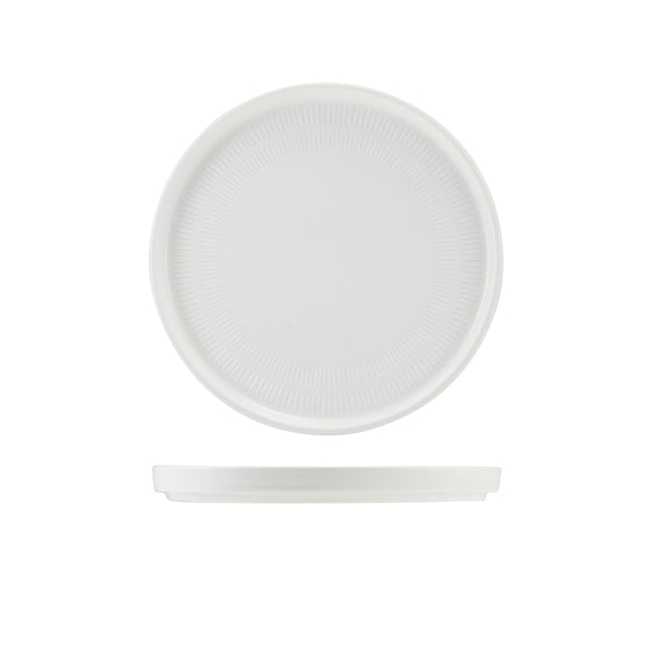 Incise Porcelain Solara Presentation Plate 20cm Per Case of 6