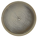 Terra Porcelain Matt Grey Low Presentation Plate 18cm pack of 6